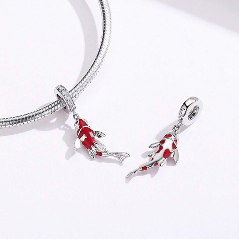 VOROCO Store Charm 925 Sterling Silver Bracelet Necklace Pendant Bead Charms Jewelry Gift for Women Mother Daughter Grandma Family Friends - Image 1